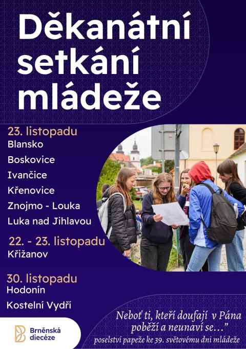 Děkanátní setkání mládeže 2024 v Kostelním Vydří